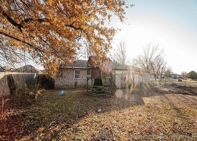 view of rear view of house