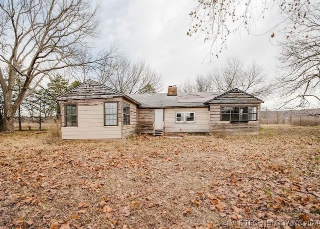 view of rear view of house