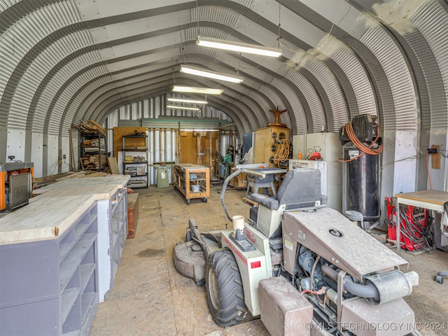 view of storage room