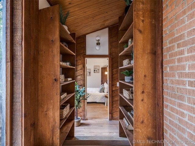 interior space featuring wood finished floors