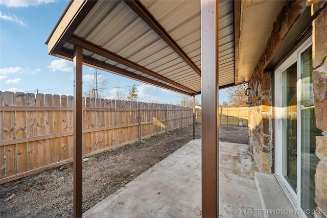 view of patio