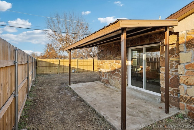 view of patio