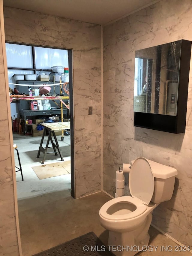 bathroom with toilet