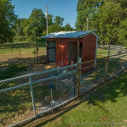 view of stable