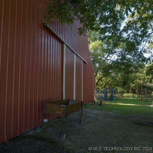 exterior space featuring an outdoor structure