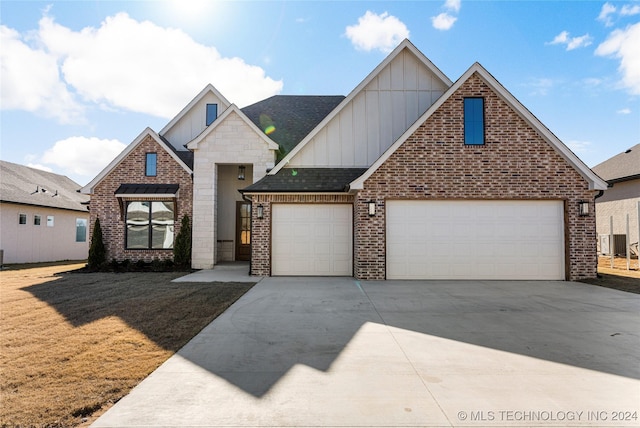 view of front of home featuring central AC