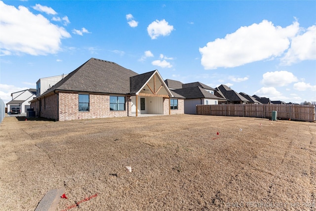 view of rear view of property