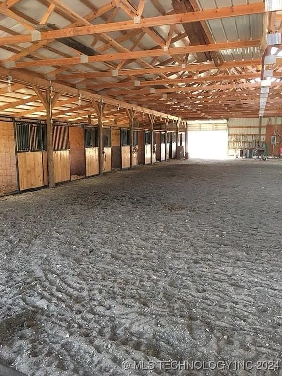 view of stable