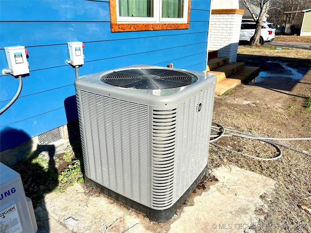 exterior details with cooling unit