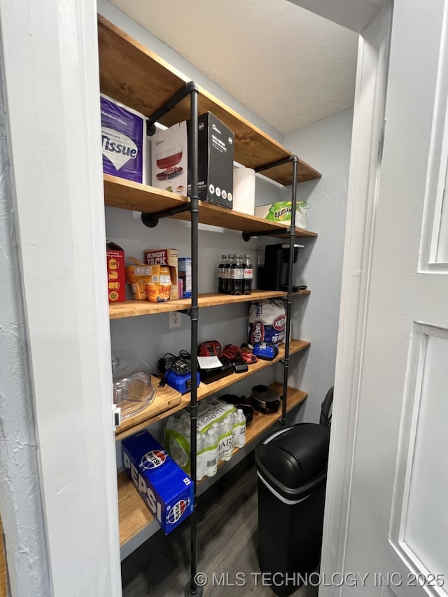 view of pantry