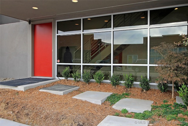 view of entrance to property