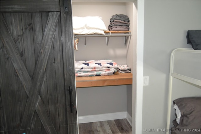 view of closet