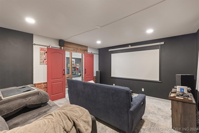 view of home theater