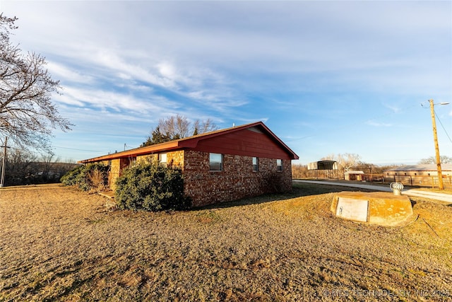 view of home's exterior