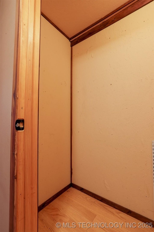 interior space featuring hardwood / wood-style floors