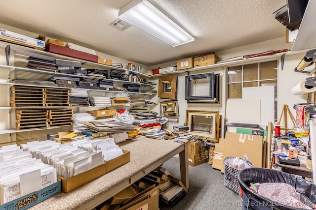 view of storage room