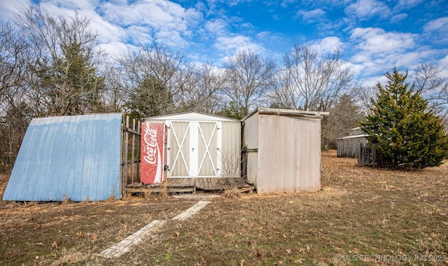 view of outdoor structure