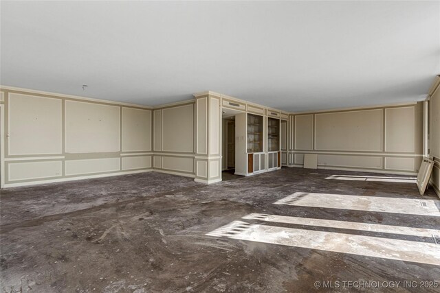 view of unfurnished living room