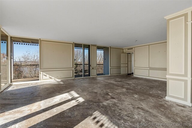 view of unfurnished living room