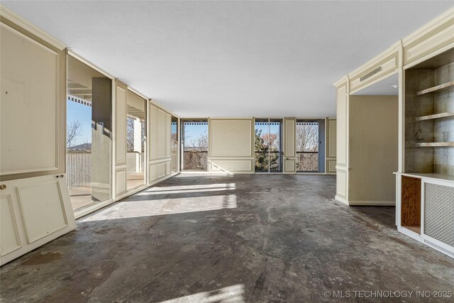 view of unfurnished living room