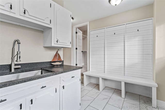 mudroom featuring sink