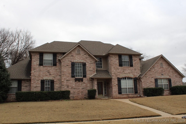 view of front property with a front yard