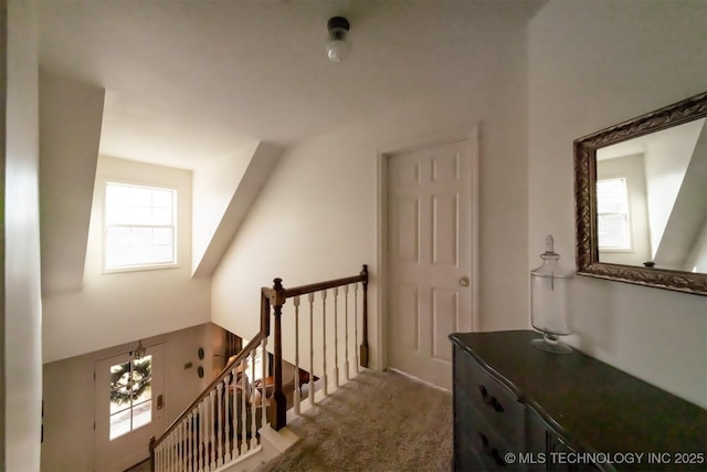 11818 N Harvard Ave, Skiatook, OK 74070 - hallway featuring an upstairs landing and carpet