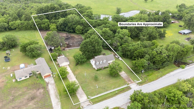 11818 N Harvard Ave, Skiatook, OK 74070 - aerial view of property's location featuring property boundaries highlighted