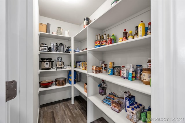 view of pantry