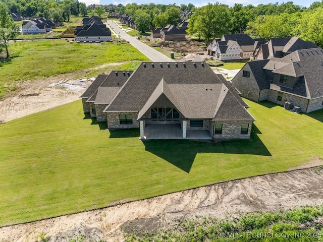 1303 Oakhurst Cir, Claremore, OK 74017 - aerial view of property and surrounding area