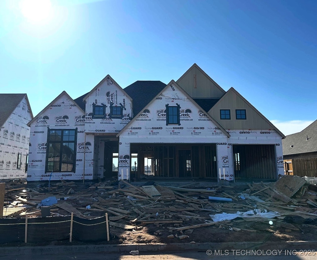 view of property in mid-construction