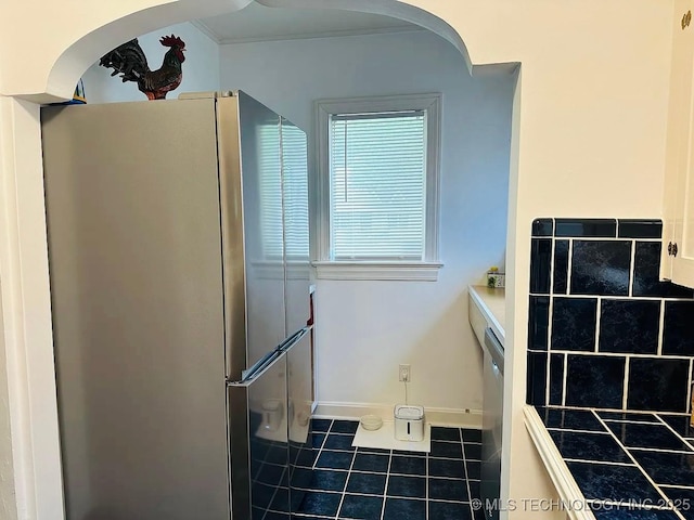 bathroom featuring tile patterned floors