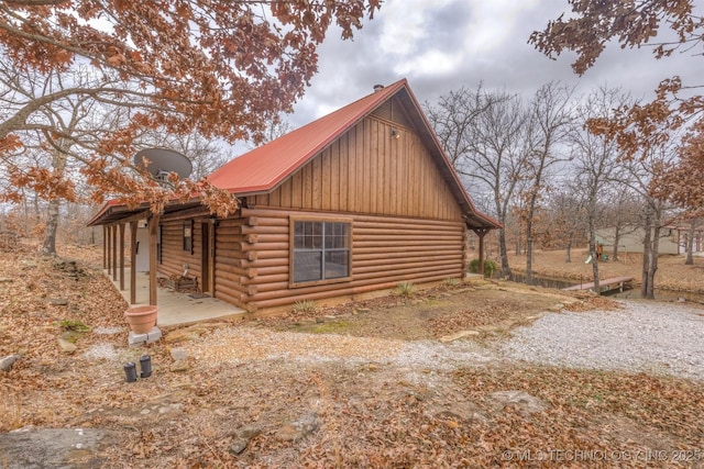 view of side of property