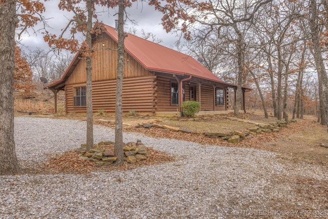 view of side of property