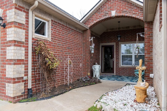 view of entrance to property