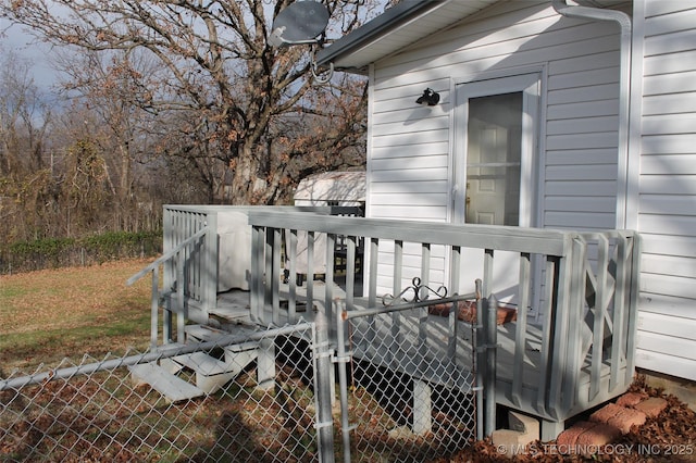 view of deck