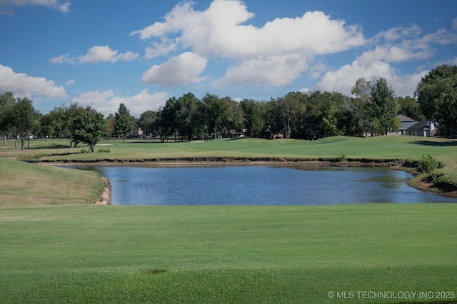 water view with view of golf course
