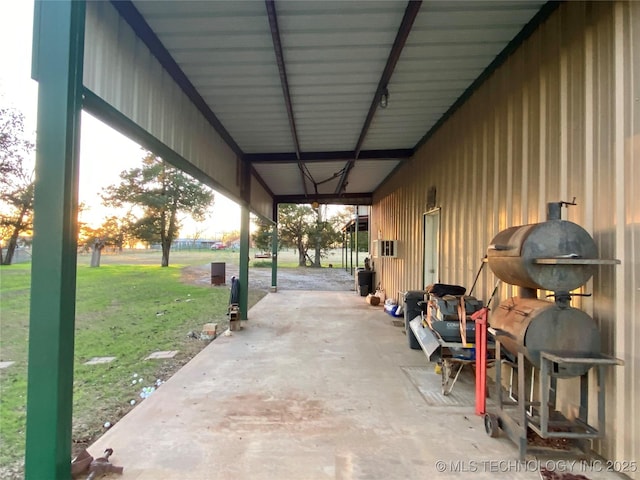 591 Peanut Trl, Hendrix, OK 74741 - view of patio featuring an attached carport