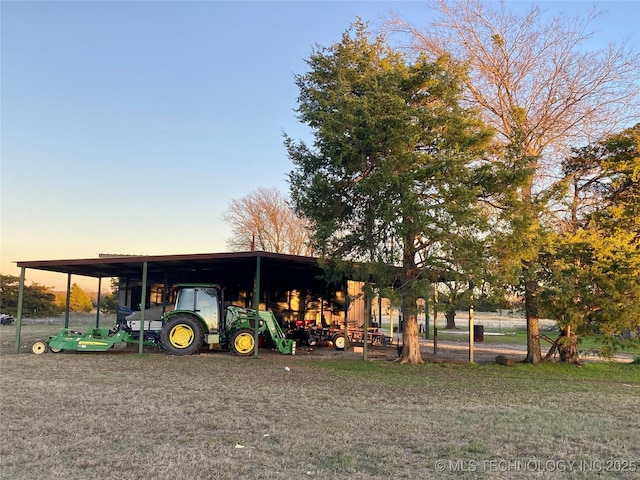 591 Peanut Trl, Hendrix, OK 74741 - view of pole building