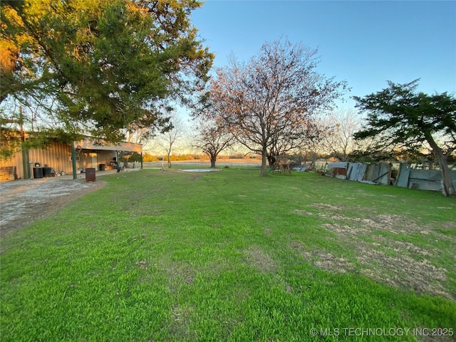 591 Peanut Trl, Hendrix, OK 74741 - view of yard