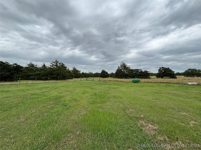 591 Peanut Trl, Hendrix, OK 74741 - view of yard featuring a rural view