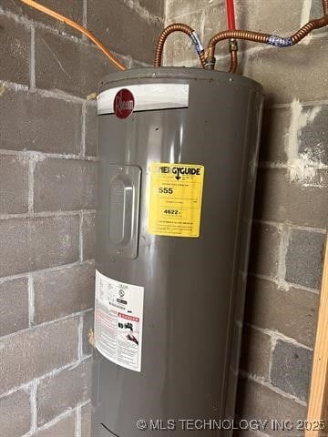 utilities featuring electric water heater