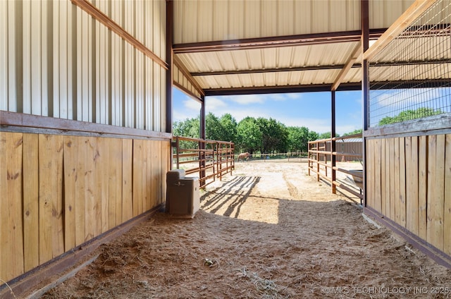 view of stable