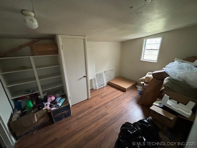 interior space featuring hardwood / wood-style flooring