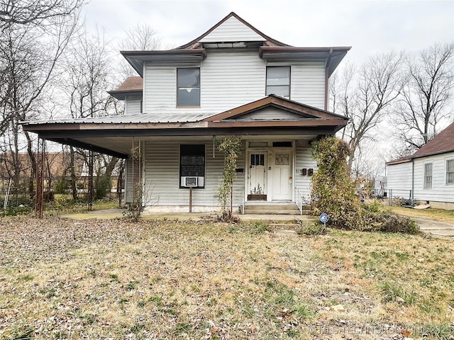 view of front of house featuring a porch