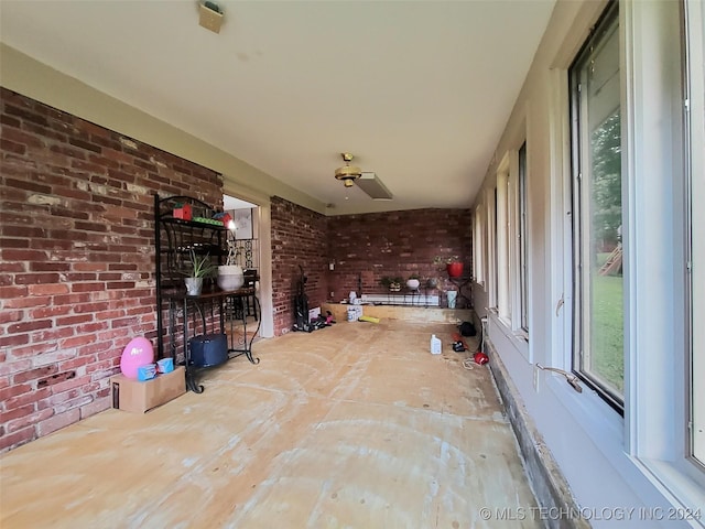 view of patio / terrace featuring a baseboard radiator