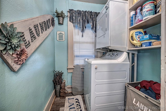 view of laundry area