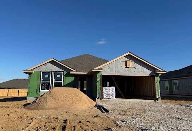 view of property in mid-construction