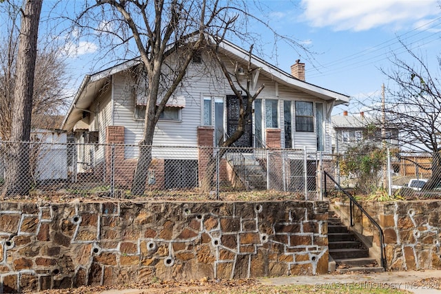 view of front of property