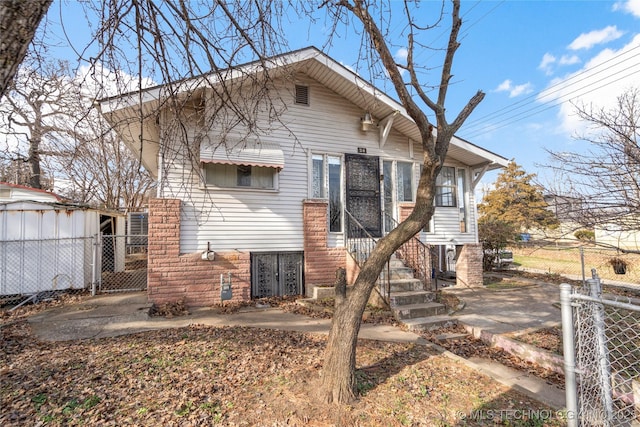 view of back of property